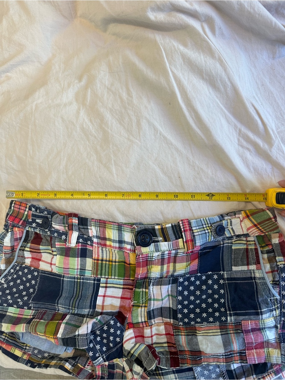 Iconic Vintage Plaid Mini Shorts - Picture 6 of 7